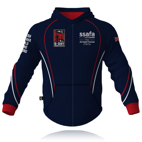 SSAFA, the Armed Forces charity D-Day - Full Zip Embroidered Hoodie (CLEARANCE)