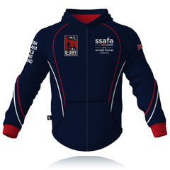 SSAFA, the Armed Forces charity D-Day - Full Zip Embroidered Hoodie (CLEARANCE)
