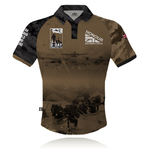 Honour Our Armed Forces D-Day - Operation Overlord - Tech Polo (CLEARANCE)