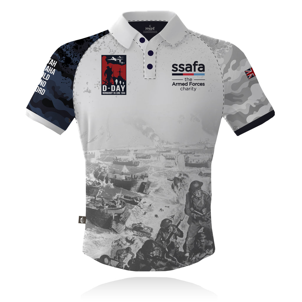 SSAFA, the Armed Forces charity D-Day - Tech Polo (CLEARANCE)