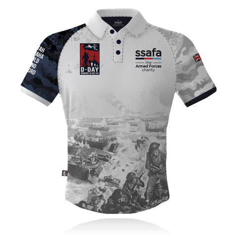 SSAFA, the Armed Forces charity D-Day - Tech Polo (CLEARANCE)