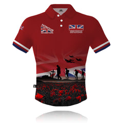 Honour Our Armed Forces - Armed Forces Day 2024 V1 (Red) - Tech Polo