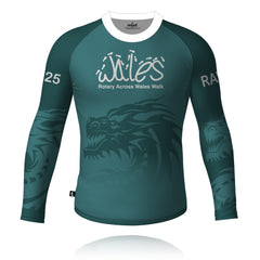 Rotary Across Wales Walk 2025 - V1  Long Sleeve Tech Tee