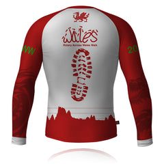 Rotary Across Wales Walk 2025 - V2  Long Sleeve Tech Tee