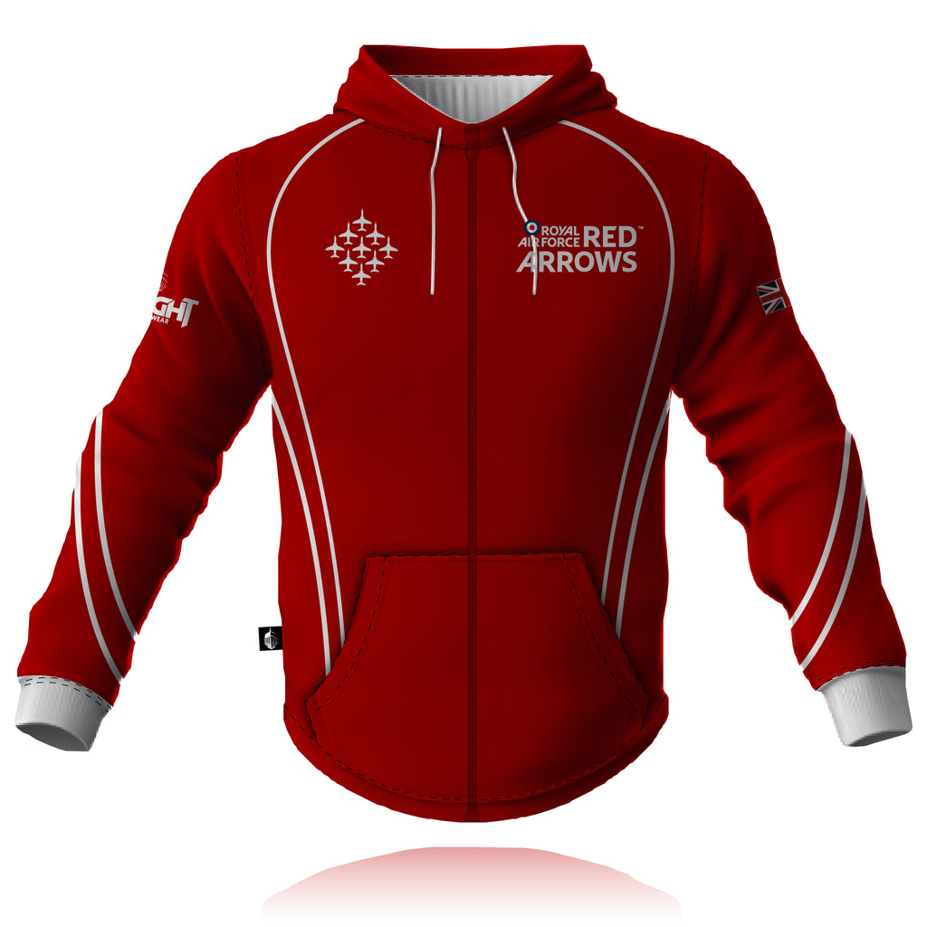 Red Arrows - Full Zip Embroidered Hoodie