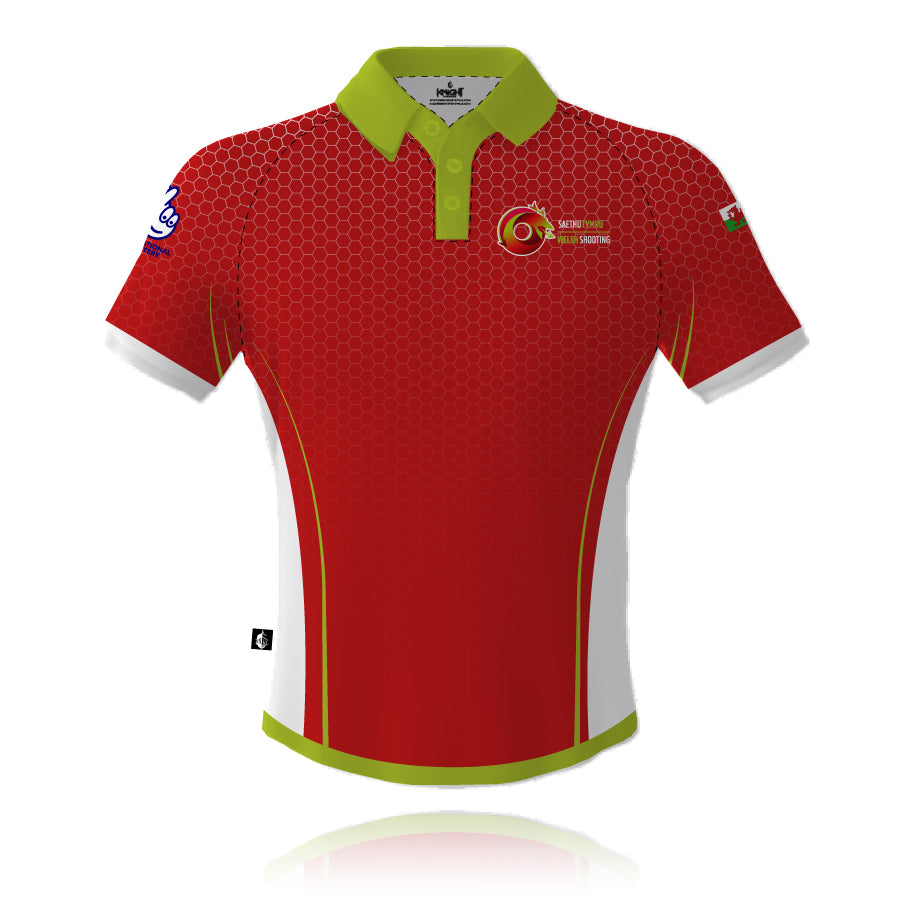 Welsh Shooting (Red) - Tech Polo
