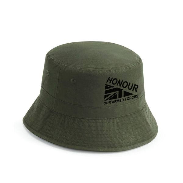 Honour Our Armed Forces Bucket Hat (Olive) – Knight Sportswear