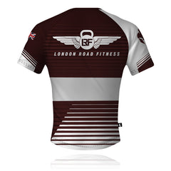 London Road Fitness V1 Maroon - Tech Tee