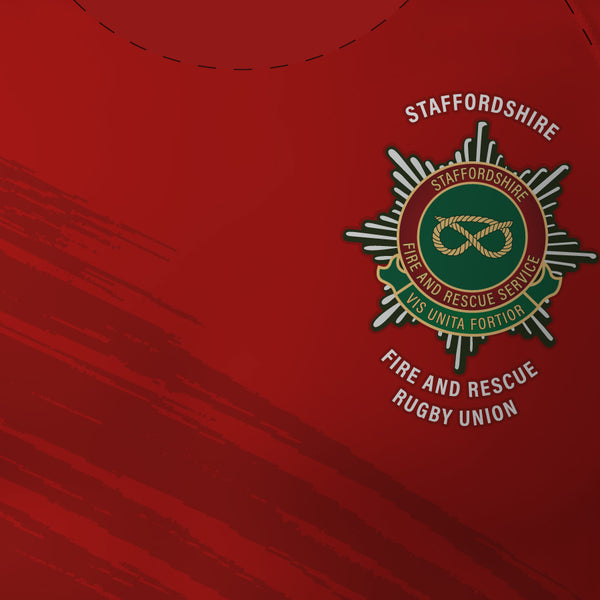 Staffordshire Fire & Rescue/Police Rugby Union Rugby Shirt Knight