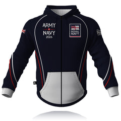 Honour Our Armed Forces (Royal Navy) - Army vs Navy 2026 -  Full Zip Embroidered Hoodie