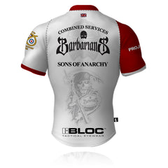 Barbarians "SONS OF ANARCHY" British Army/Fire - Rugby Shirt