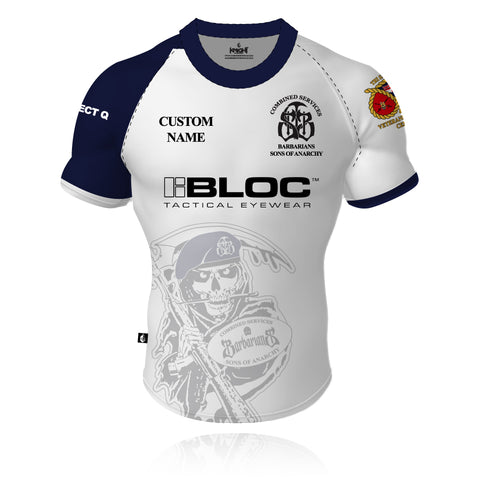 Barbarians "SONS OF ANARCHY" Royal Navy/Police - Rugby Shirt