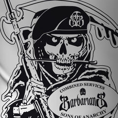Barbarians "SONS OF ANARCHY" V1 Supporters - Tech Tee
