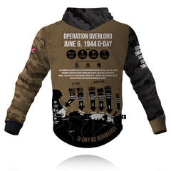 Honour Our Armed Forces D-Day 80 - Operation Overlord - Tech Hoodie
