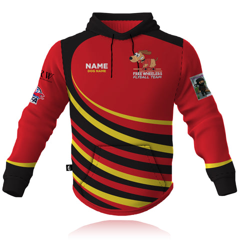 Free Wheelers Flyball Team - Tech Hoodie