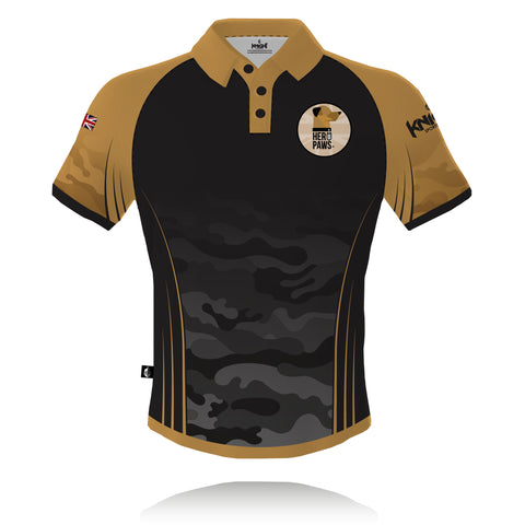 Hero Paws V1 (Black) - Tech Polo