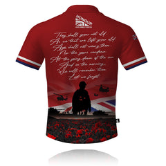 Honour Our Armed Forces - Armed Forces Day 2024 V1 (Red) - Tech Polo