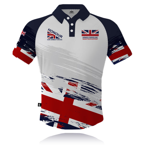 Honour Our Armed Forces - Armed Forces Day (White) - Tech Polo