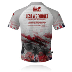 Knight Sportswear - British Army 'Lest We Forget' (White) - Tech Polo (CLEARANCE)