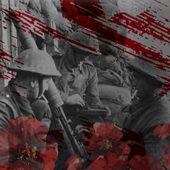 Knight Sportswear - British Army 'Lest We Forget' (White) - Tech Polo (CLEARANCE)