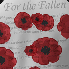 For the Fallen (White) - Tech Polo (CLEARANCE)