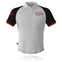 For the Fallen (White) - Tech Polo (CLEARANCE)