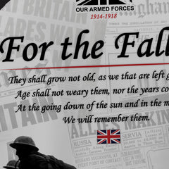 Honour Our Armed Forces 'In Flanders Fields' - Tech Hoodie