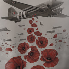 Knight Sportswear - Remembrance Poppy Chutes V2- Tech Polo