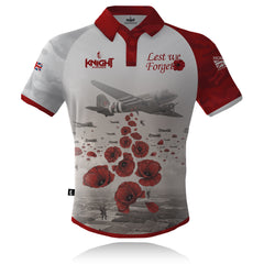 Knight Sportswear - Remembrance Poppy Chutes V2- Tech Polo