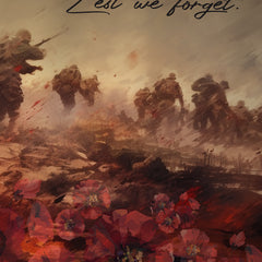 We Will Remember Them - Tech Polo (CLEARANCE)
