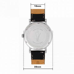 Honour Our Armed Forces 'Lest We Forget' - Leather Strap 38mm Bezel Watch