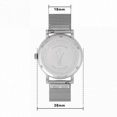 Honour Our Armed Forces 'Lest We Forget' - Stainless Steel Strap 38mm Bezel Watch