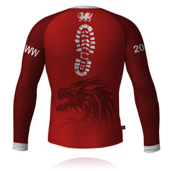Rotary Across Wales Walk 2026 - V2  Long Sleeve Tech Tee