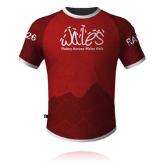 Rotary Across Wales Walk 2026 - V2 Tech Tee