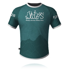 Rotary Across Wales Walk 2026 - V3 Tech Tee