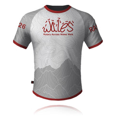 Rotary Across Wales Walk 2026 - V1 Tech Tee