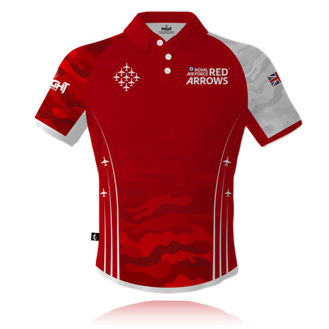 Red Arrows 2025 V1 (Red) - Tech Polo