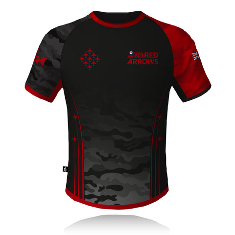 Red Arrows 2025 V2 (Black) - Tech Tee