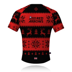 Red Arrows - Christmas Jumper (Black/Red) - Tech Tee