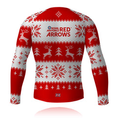 Red Arrows - Christmas Jumper (Red/White) - Long Sleeve Tech Tee