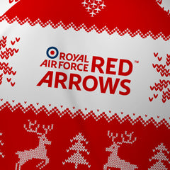 Red Arrows - Christmas Jumper (Red/White) - Long Sleeve Tech Tee
