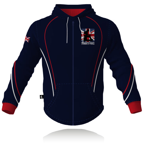 Tommy's Voice - Full Zip Embroidered Hoodie