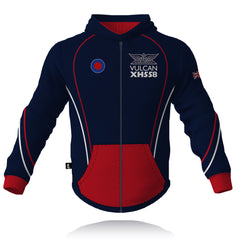 Vulcan to the Sky (Avro Vulcan XH558) - Full Zip Embroidered Hoodie