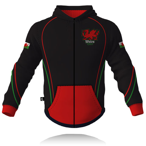 Knight Sportswear 2026 Wales - Full Zip Embroidered Hoodie