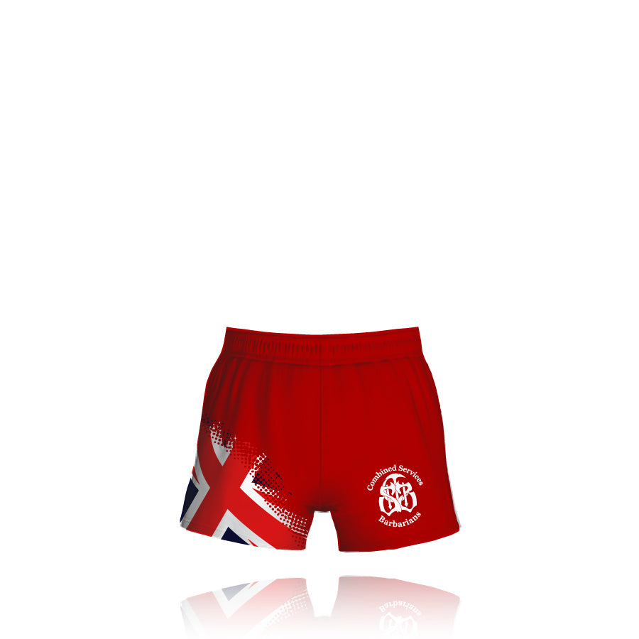 Red Ruggison Shorts Barbarians Red - Rugby Shorts – Knight Sportswear