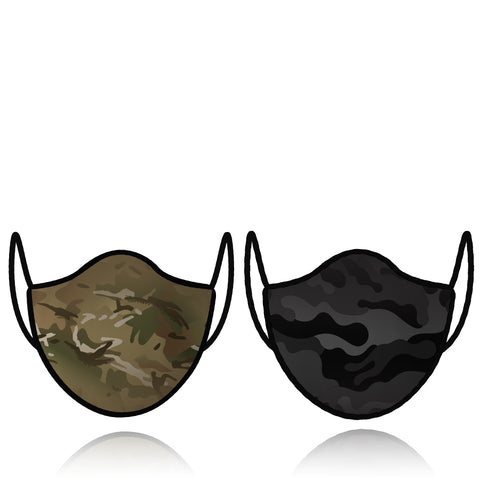 Knight Sportswear MTP/Camouflage - 2 x Face Mask Bundle