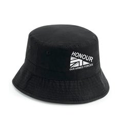 Honour Our Armed Forces - Bucket Hat (Black)