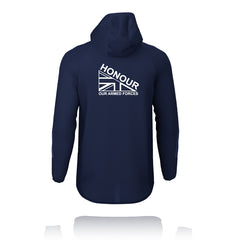 Honour Our Armed Forces Hooded Waterproof Jacket