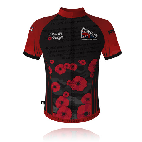 Honour Our Armed Forces 'Lest We Forget' - Cycling Shirt