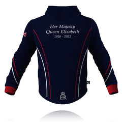 Honour Our Armed Forces - Queen Elizabeth II Memorial - Full Zip Embroidered Hoodie